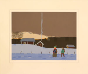 Pentti Koivikko - Koululainen - Serigrafia