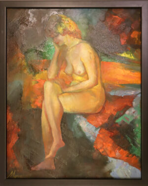 Vladimir Mayakov - Nude - Öljyvärimaalaus