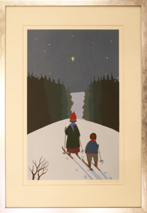 Pentti Koivikko - Pohjantähti - Serigrafia