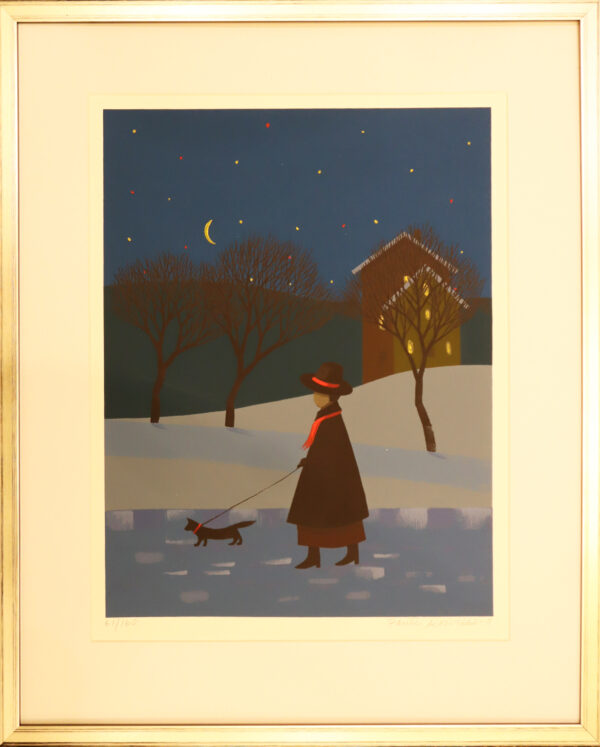 Pentti Koivikko - Alla kuunsirpin - Serigrafia