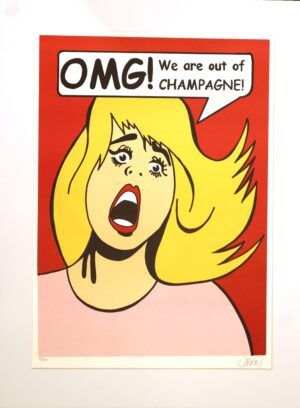 Peter Thoen - OMG!, we are out of champagne! - Serigrafia