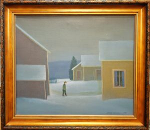 Jorma Turtiainen - Poika - Öljyvärimaalaus