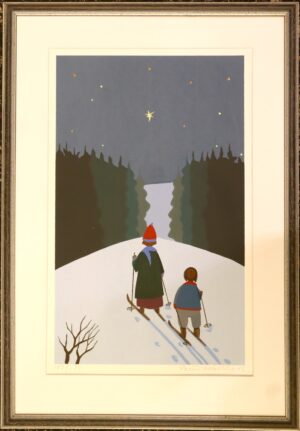 Pentti Koivikko - Pohjantähti - Serigrafia