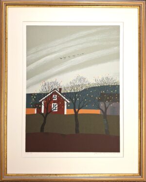 Pentti Koivikko - Muuttolintuja - Serigrafia