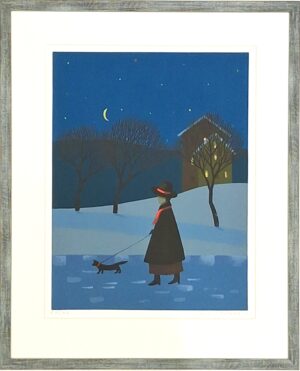 Pentti Koivikko - Alla kuunsirpin - Serigrafia