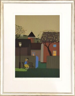 Pentti Koivikko - Alla lyhdyn - Serigrafia