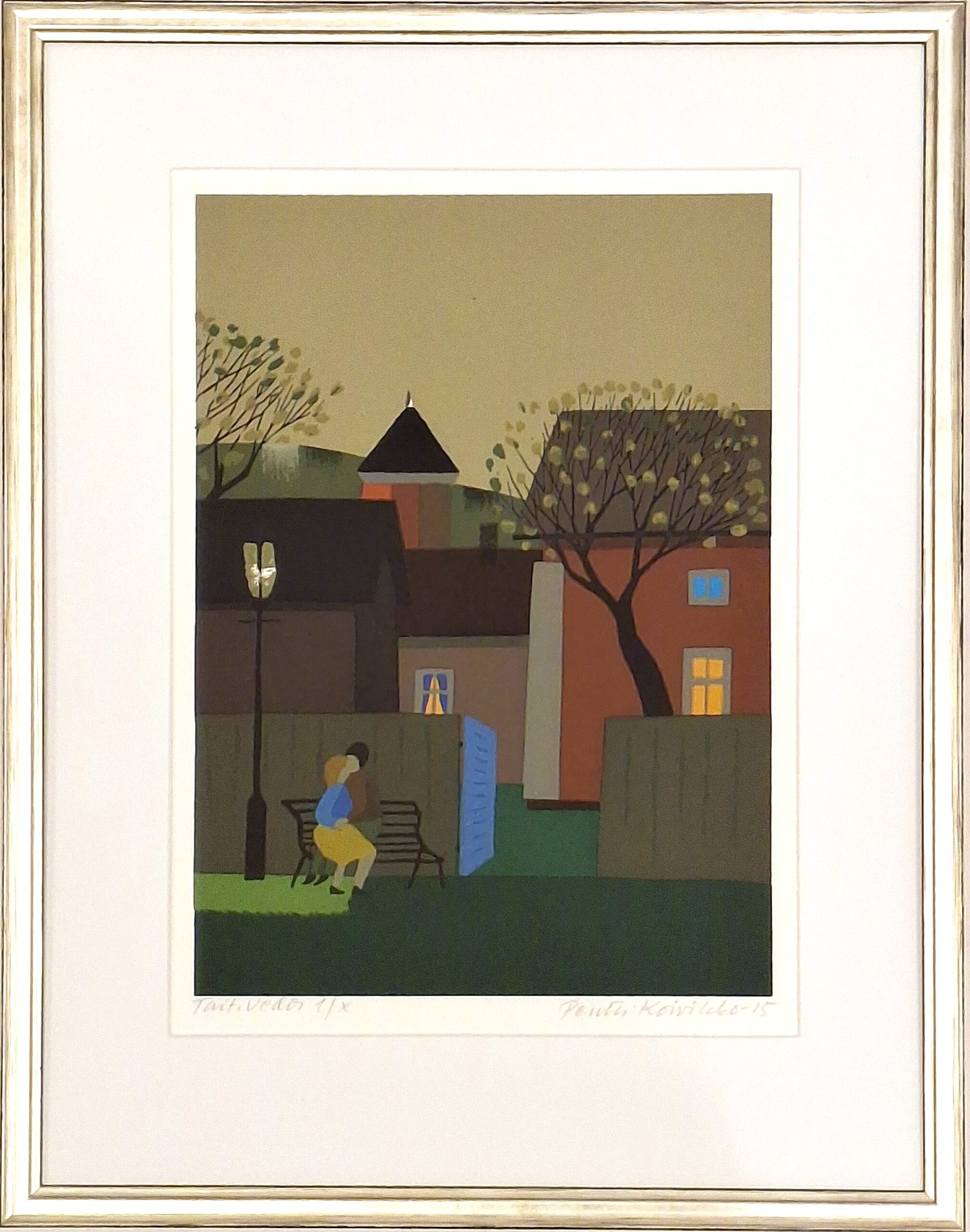 Koivikko Pentti Koivikko - Alla lyhdyn - Serigrafia