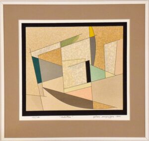 Göran Augustson - Cubistico - Serigrafia