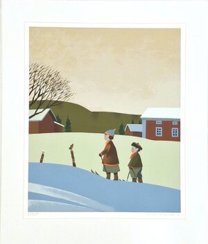 Pentti Koivikko - Punatulkku - Serigrafia