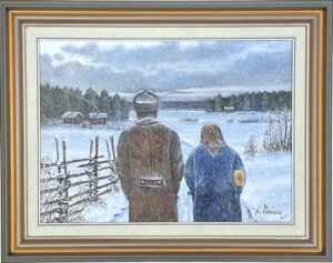 Saarinen Esa - Väinö ja Elina - Öljyärimaalaus