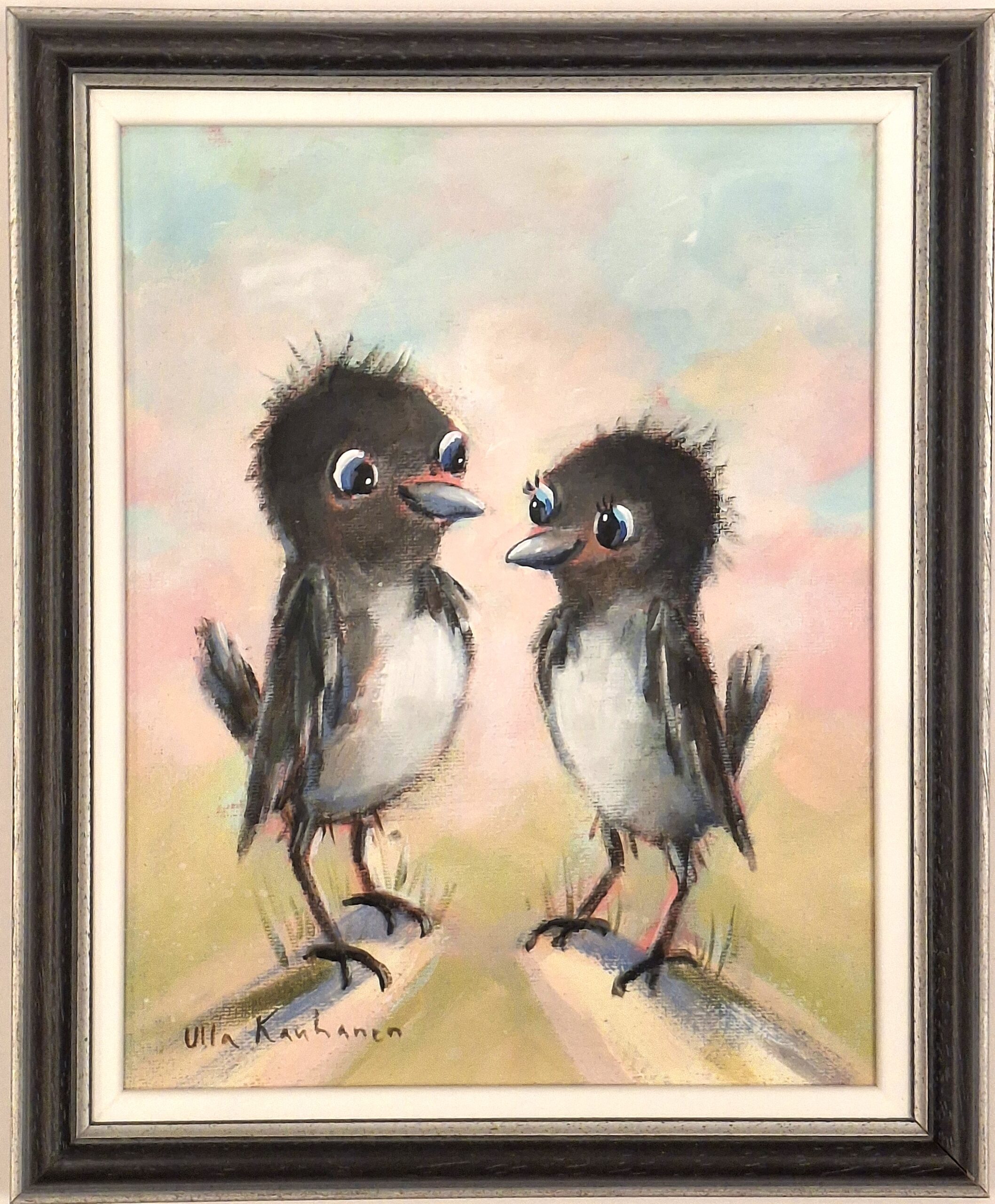 kauhanen 101a Ulla Kauhanen - Telepatiaa - Akryylimaalaus