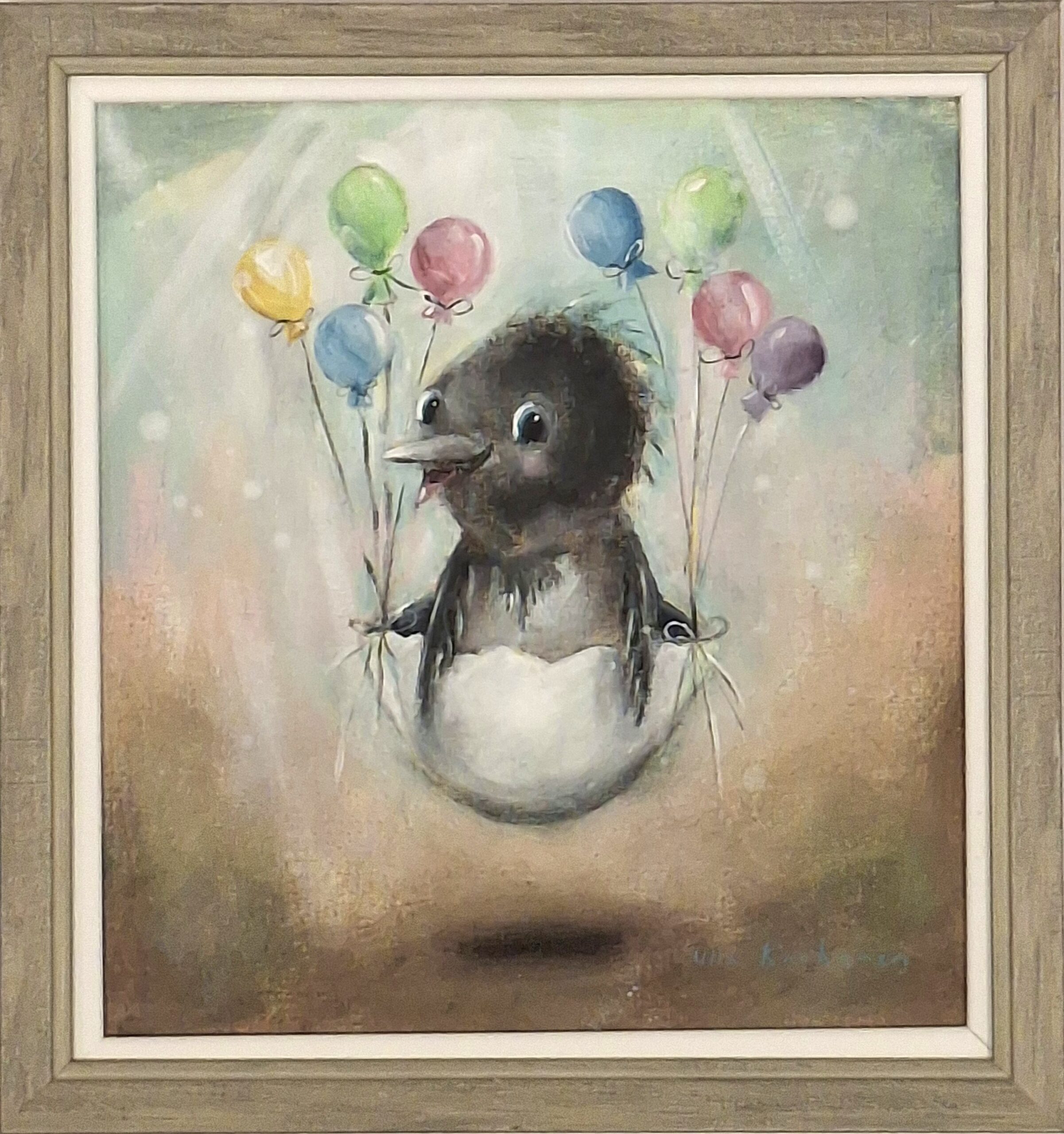 kauhanen21 Ulla Kauhanen - Ilopilleri - Akryylimaalaus