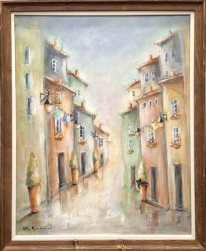 Ulla Kauhanen - Siestan aikaan - Akryylimaalaus