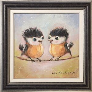 Ulla Kauhanen - Tärkeää asiaa - Akryylimaalaus