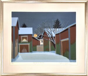 Juhani Palmu - Suljettu muisto - Serigrafia