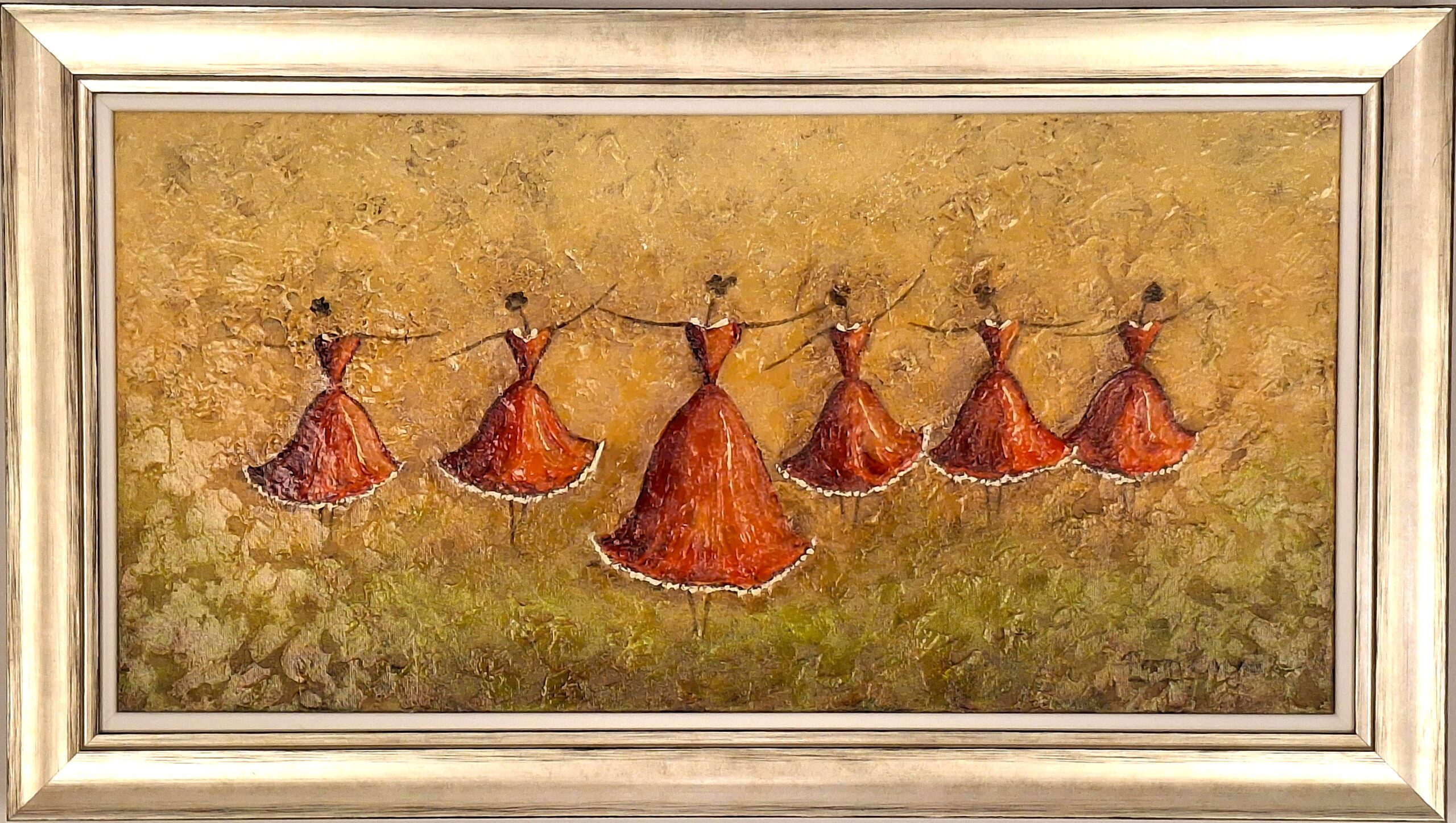 salmi21a Pertti Salmi - Punahilkat - Öljyvärimaalaus