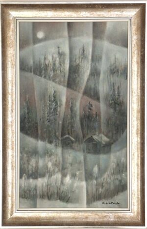 Aulis Uotila - Tunturitupa - Öljyvärimaalaus